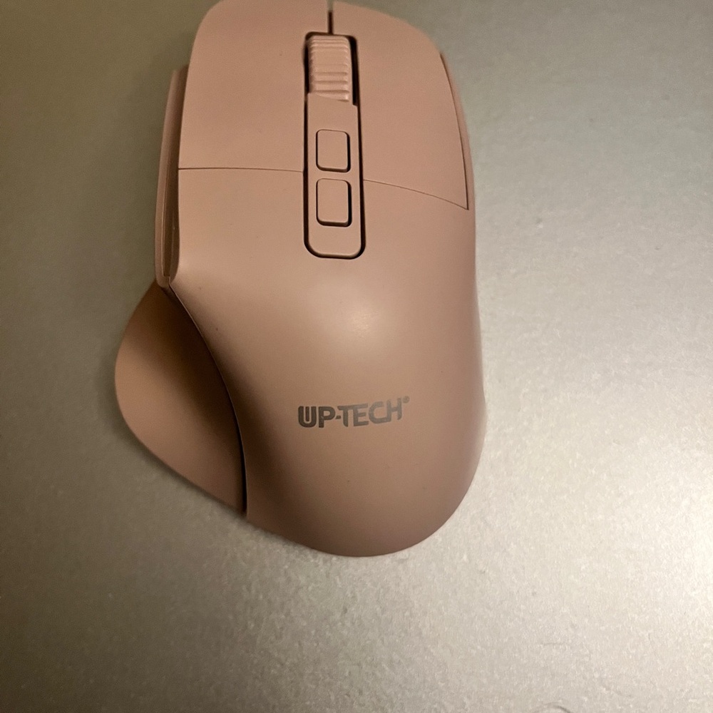 UP-TECH Pink Wireless Mouse